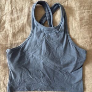 Beyond Yoga cropped racer back, built in bra